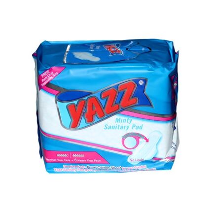 Yazz Minty Sanitary Pad – Blue, 12pcs Pack