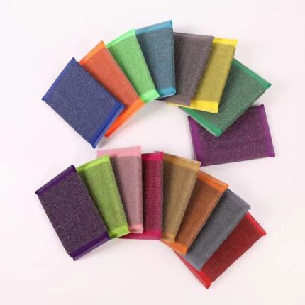 Stainless Steel Wire Mesh Scrubber – Metal Scouring Pad for Pots, Pans & Hard Surfaces